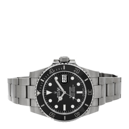 Stainless Steel 40mm Oyster Perpetual Submariner Date Watch Black 116610LN
