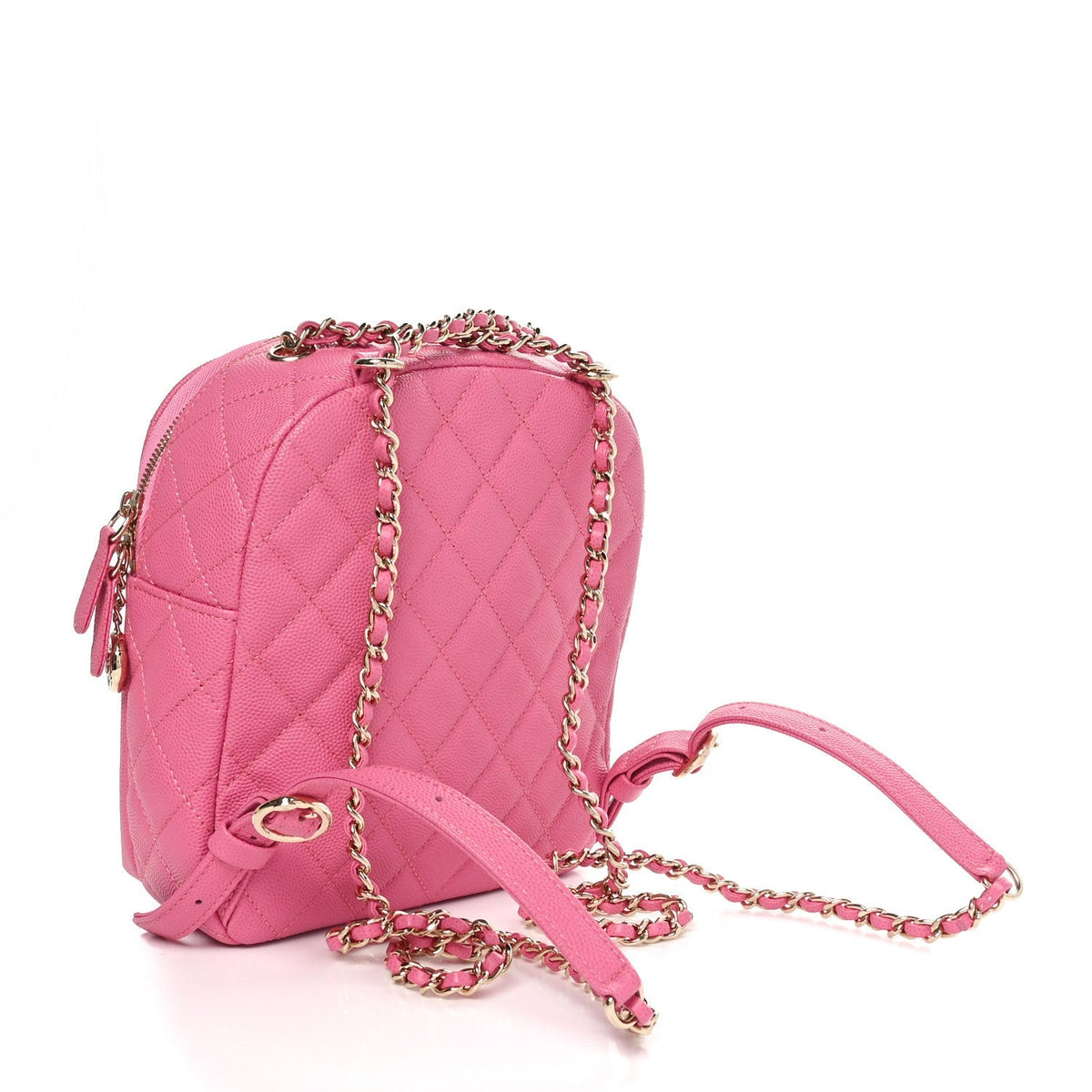 Caviar Quilted Small CC Day Backpack Pink