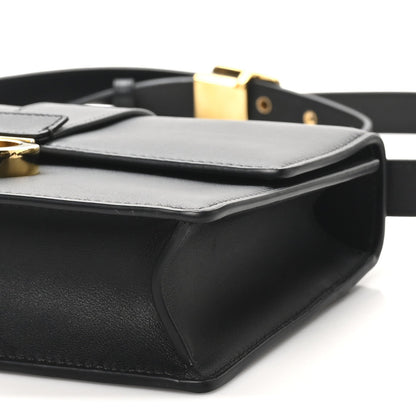 Smooth Calfskin 30 Montaigne Flap Bag Black