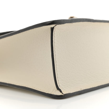 Nappa Elaphe GG Supreme Monogram Medium Osiride Shoulder Bag Mystic White Roccia Beige Ebony