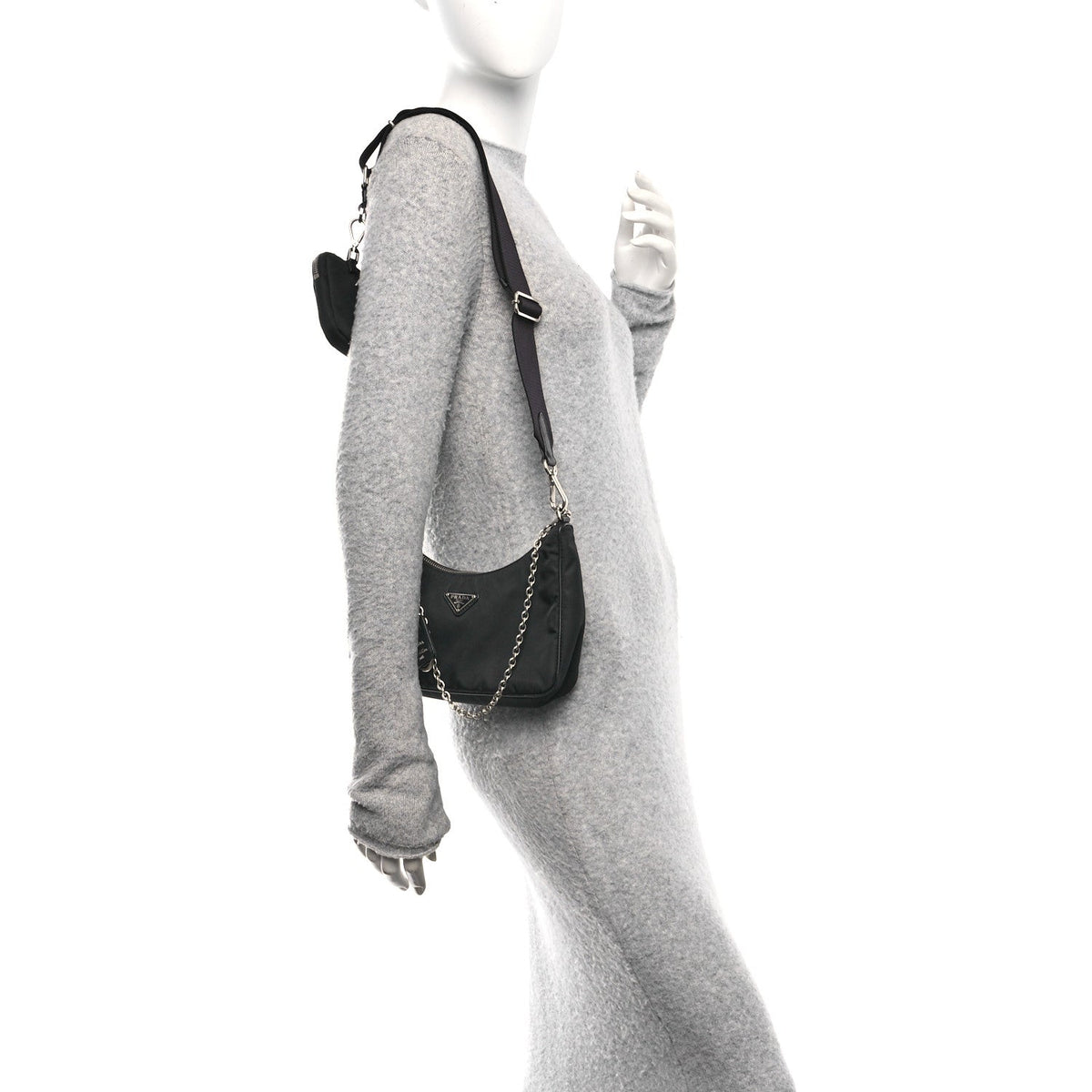 Nylon Re-Edition 2005 Shoulder Bag Black