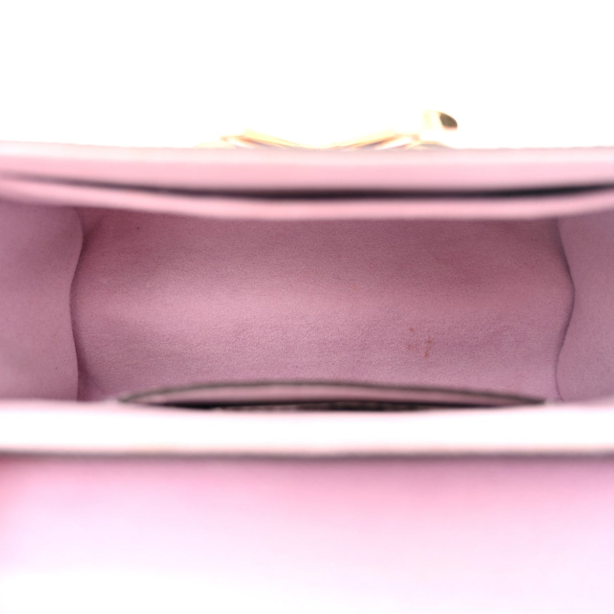 Epi Twist Monogram Flower Chain Shoulder Bag MM Wisteria Pink Purple