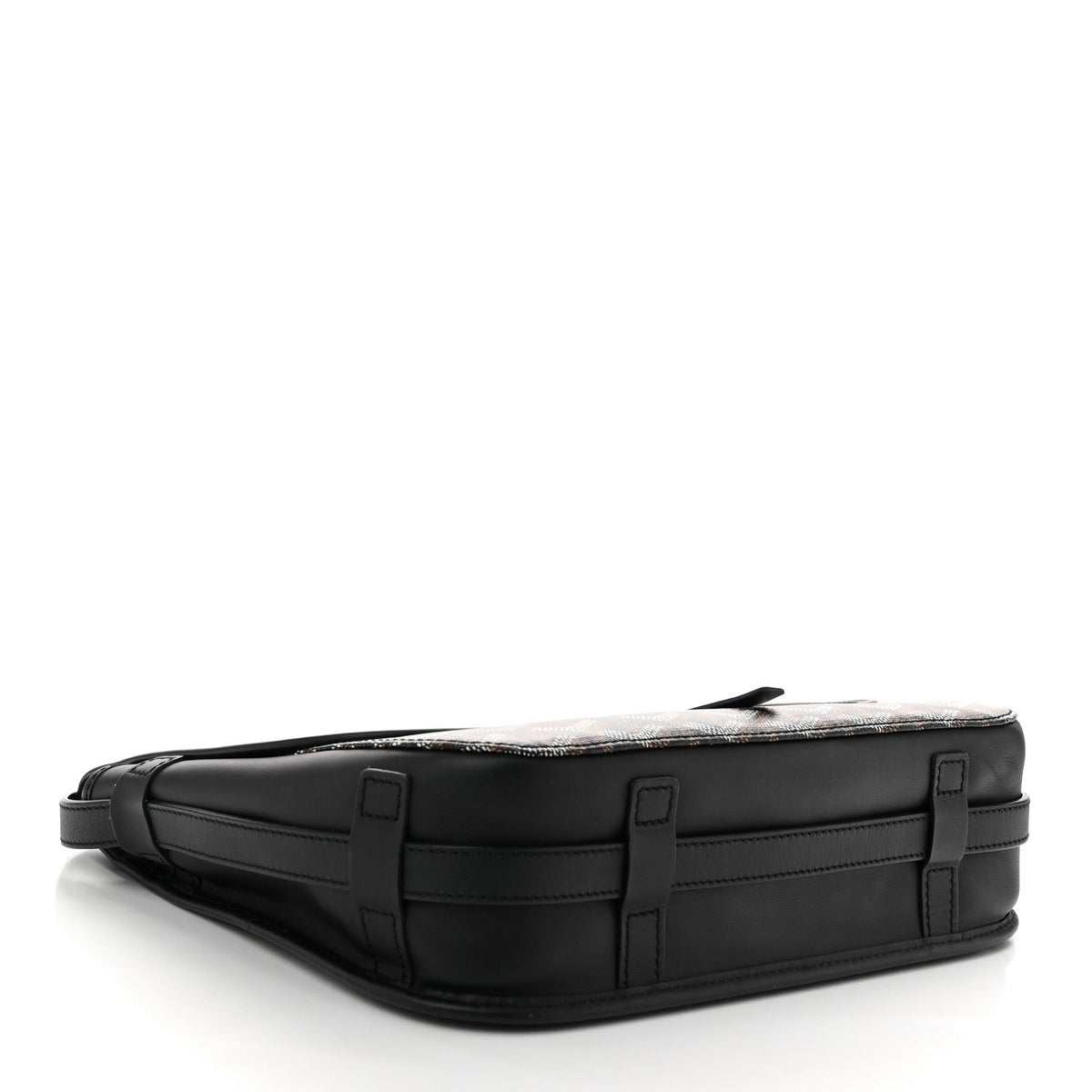 Goyardine Belvedere II MM Messenger Bag Black