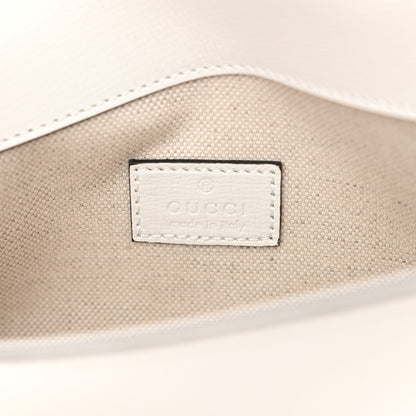 Demetra Mini Horsebit 1955 Asymmetric Shoulder Bag Great White