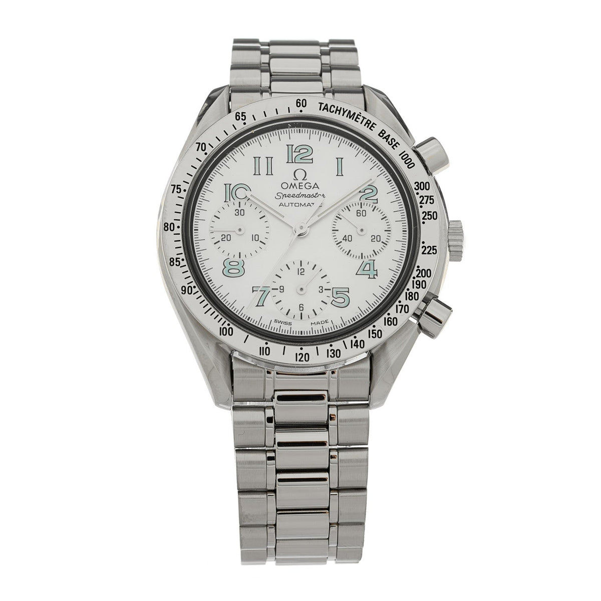 Stainless Steel Mother of Pearl 39mm Speedmaster Chronograph Automatic Watch 3502.71