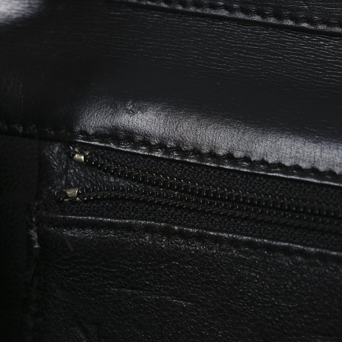 Lambskin Chevron Quilted Small Single Flap Black