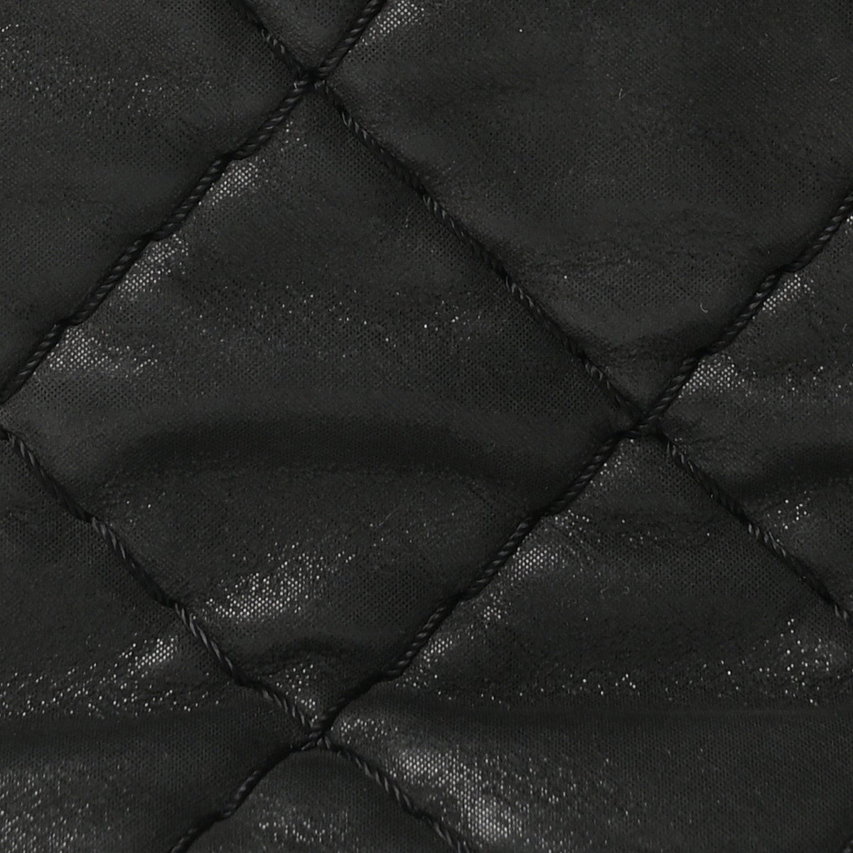 Iridescent Calfskin Quilted Relax CC Camera Case Black