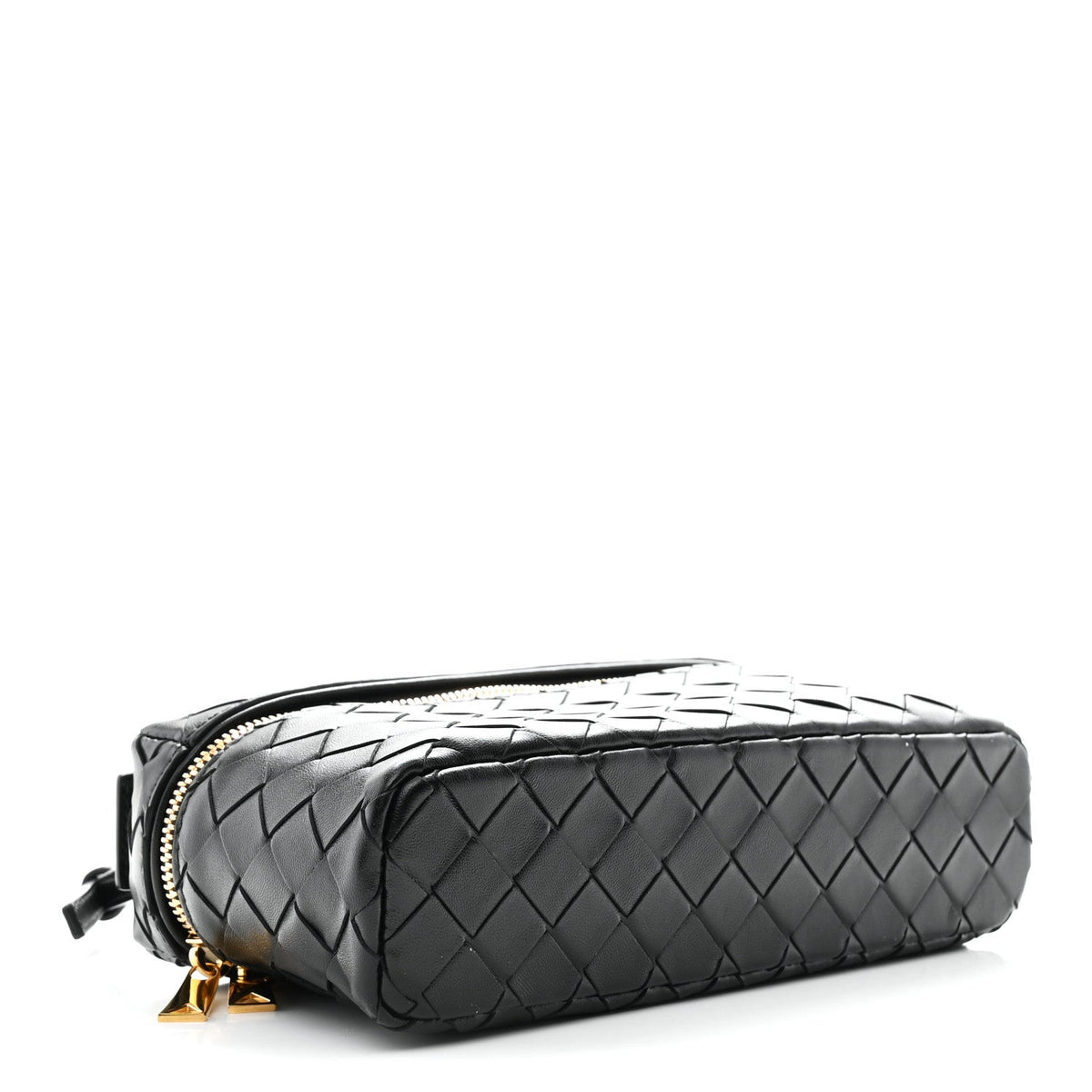 Calfskin Intrecciato Bang Bang Vanity Case Black