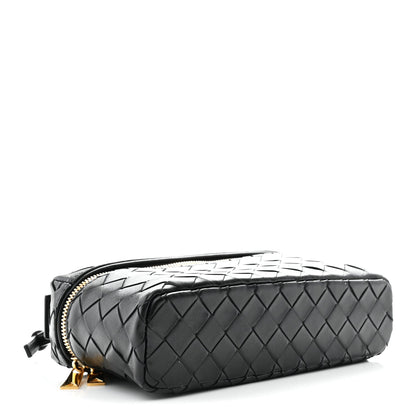 Calfskin Intrecciato Bang Bang Vanity Case Black
