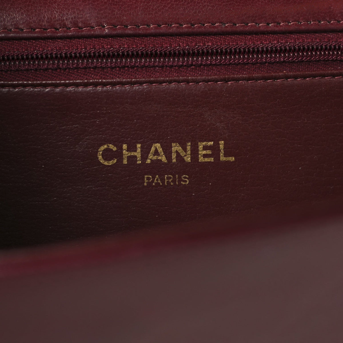 Lambskin Quilted Small Single Flap Bordeaux