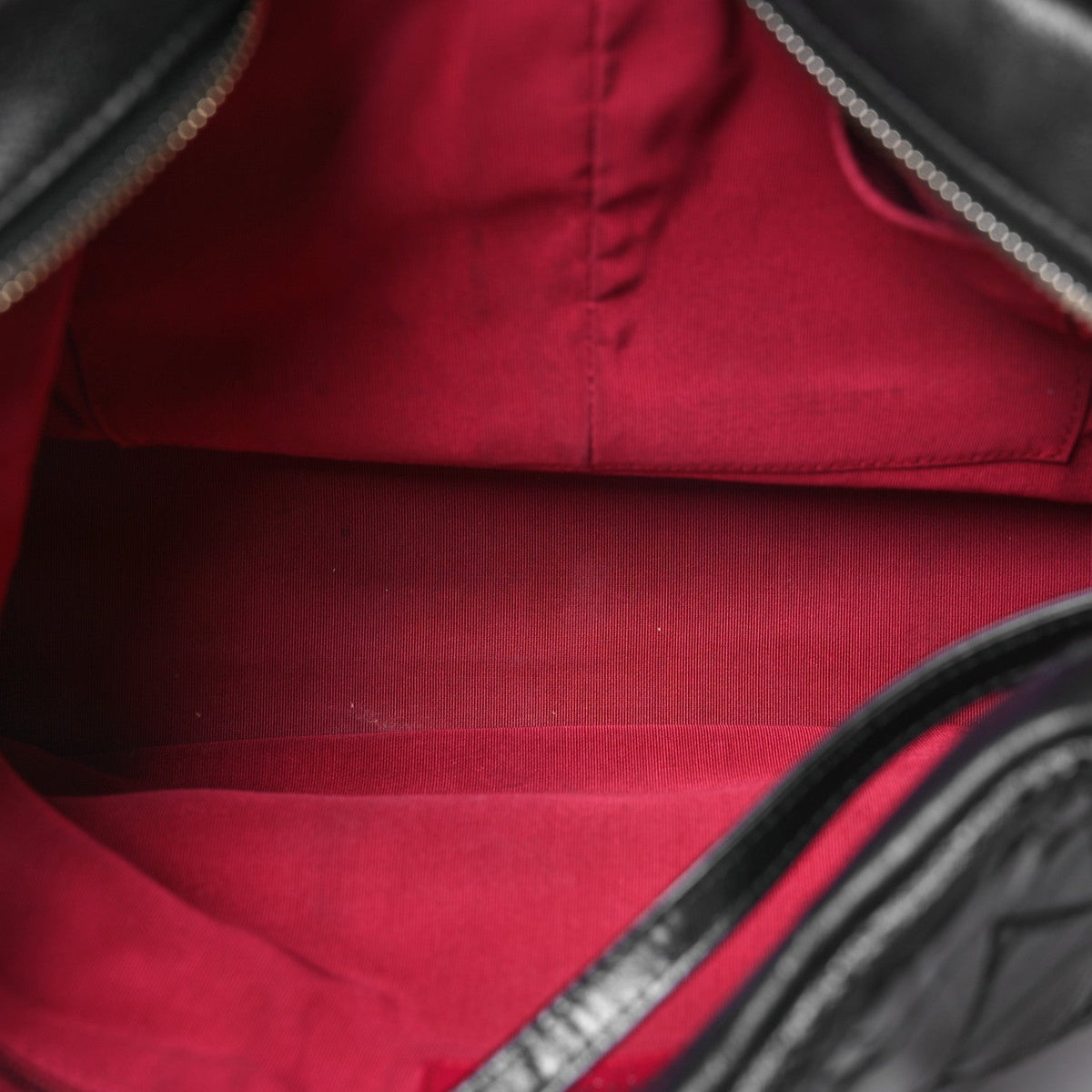 Aged Calfskin Quilted Large Gabrielle Hobo  Black