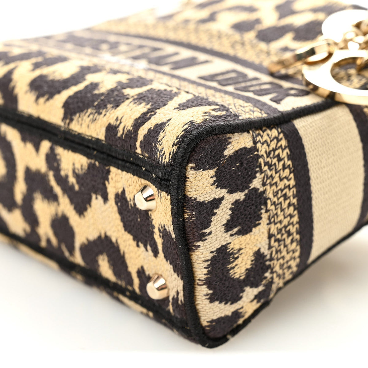 Canvas Mini Mizza Embroidered Lady D-Lite Beige Multicolor