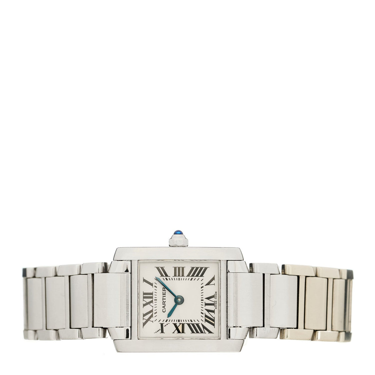 Stainless Steel 20mm Tank Francaise Quartz Watch
