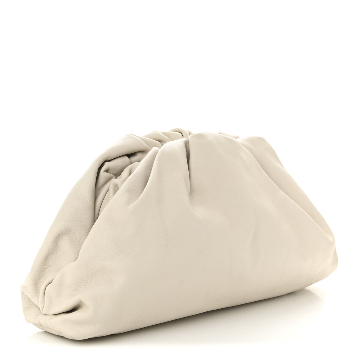 Smooth Butter Calf The Pouch Oversized Clutch Plaster