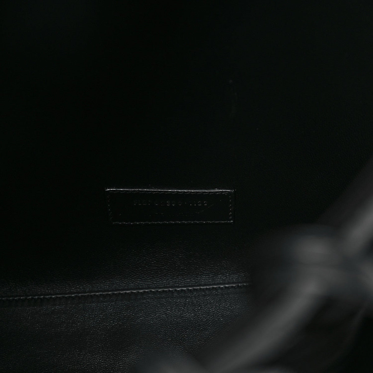 Patent Calfskin Rendez-Vous Hobo Black