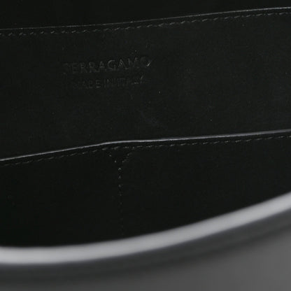 Calfskin Medium Gancio Hobo Black