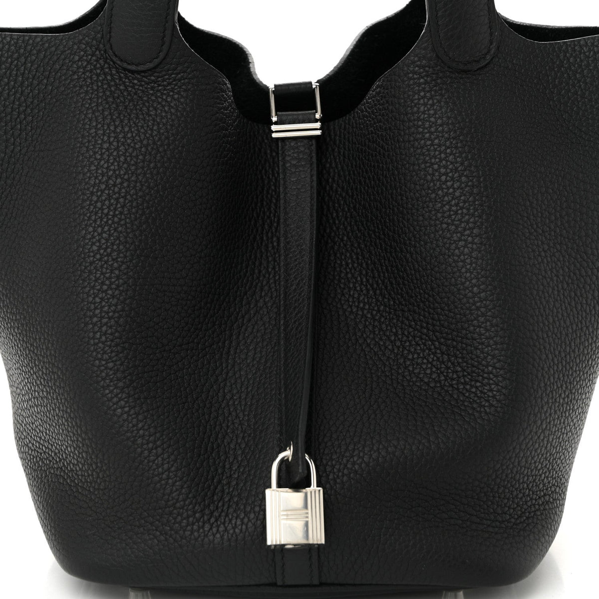 Taurillon Clemence Picotin Lock 22 MM Black