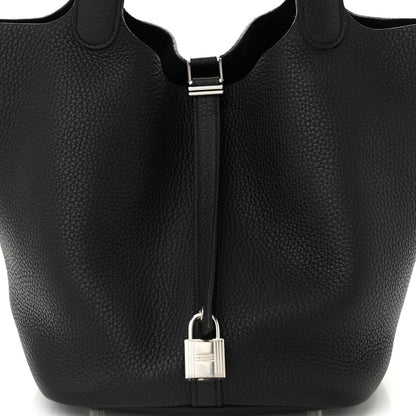 Taurillon Clemence Picotin Lock 22 MM Black
