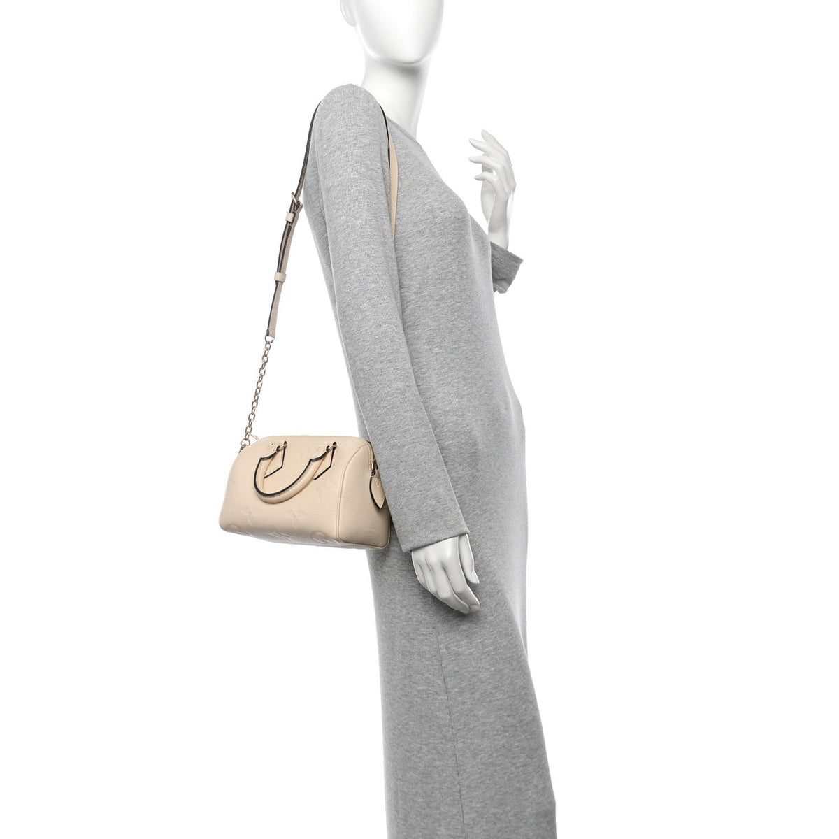 Empreinte Monogram Giant Speedy Bandouliere 20 Creme