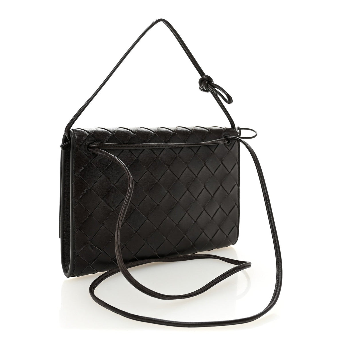 Nappa Intrecciato Andiamo Pouch On Strap Fondant