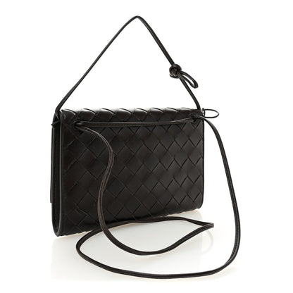Nappa Intrecciato Andiamo Pouch On Strap Fondant
