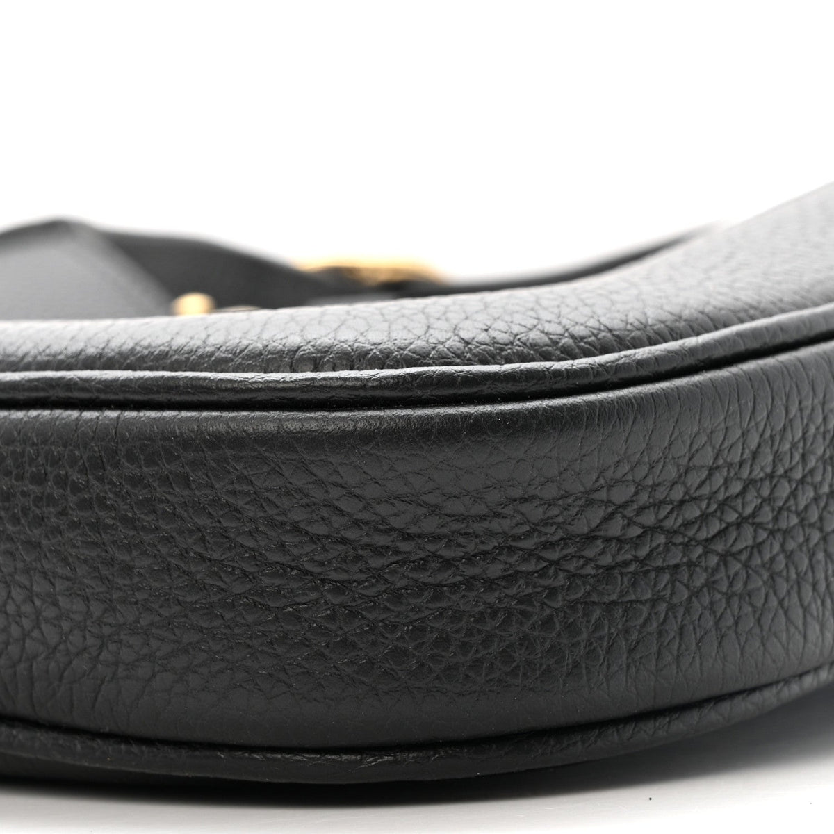 Pebbled Calfskin Small Jackie 1961 Hobo Black