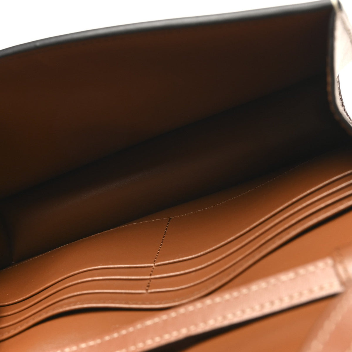 Raffia Calfskin Triomphe Wallet on Strap Natural Tan