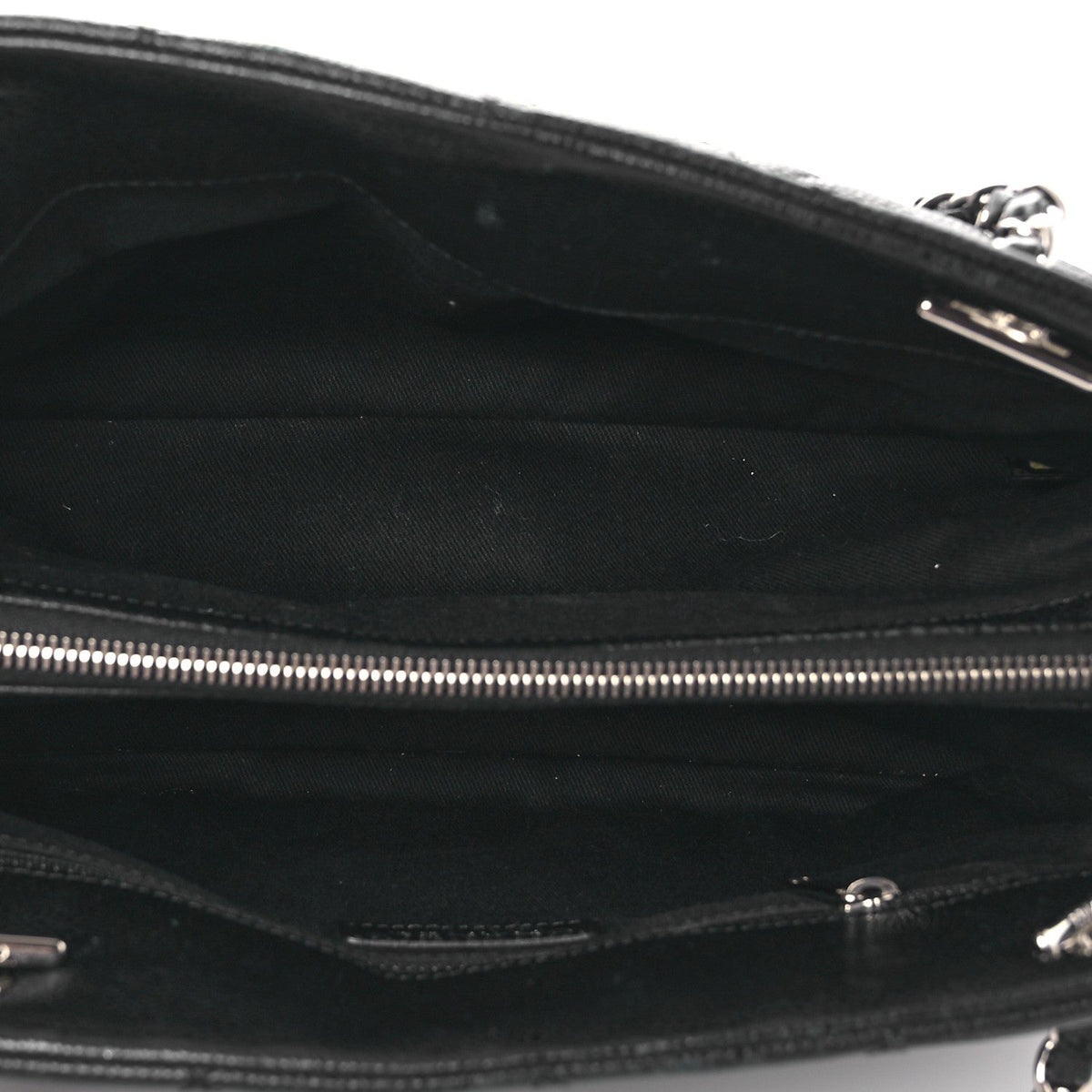 Caviar Quilted Timeless CC Soft Tote Black