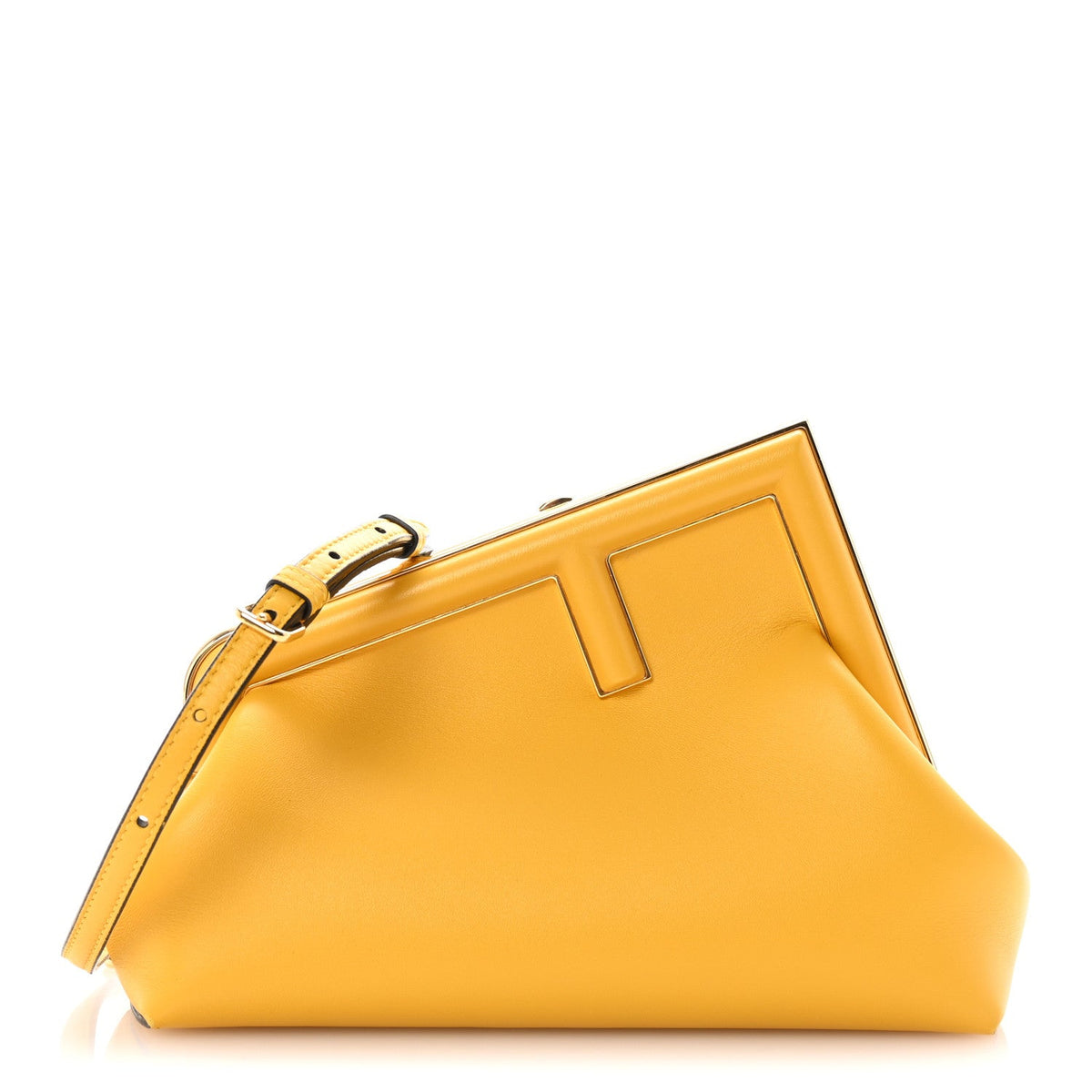 Shiny Nappa Small Fendi First Mimosa
