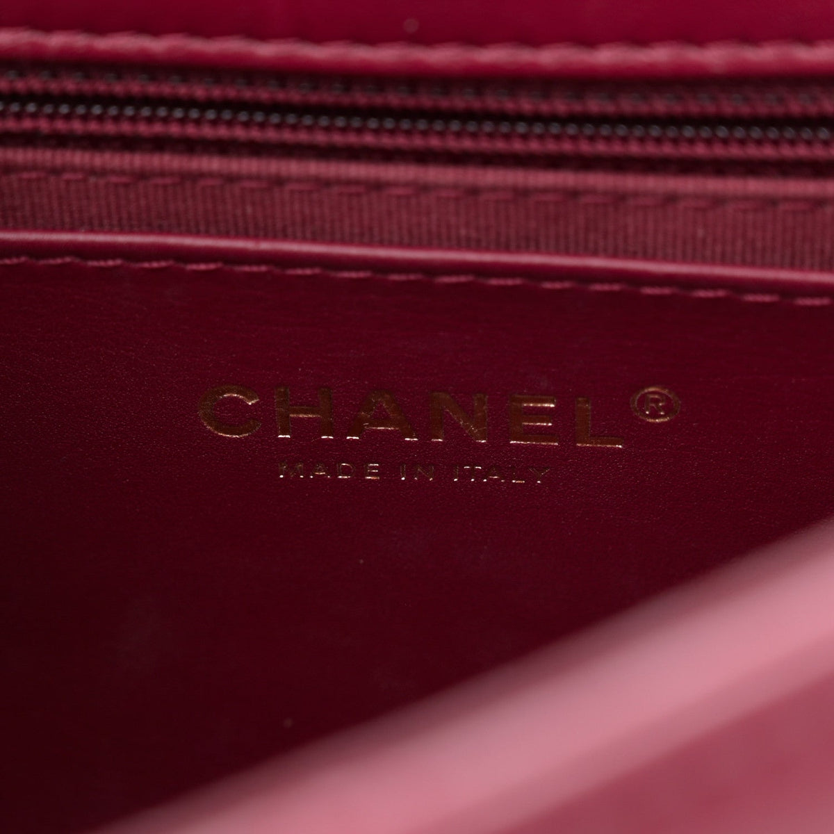 Lambskin Quilted Fancy Jewel Flap Burgundy