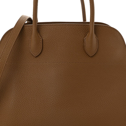 Matte Grained Calfskin Soft Margaux 12 Taupe