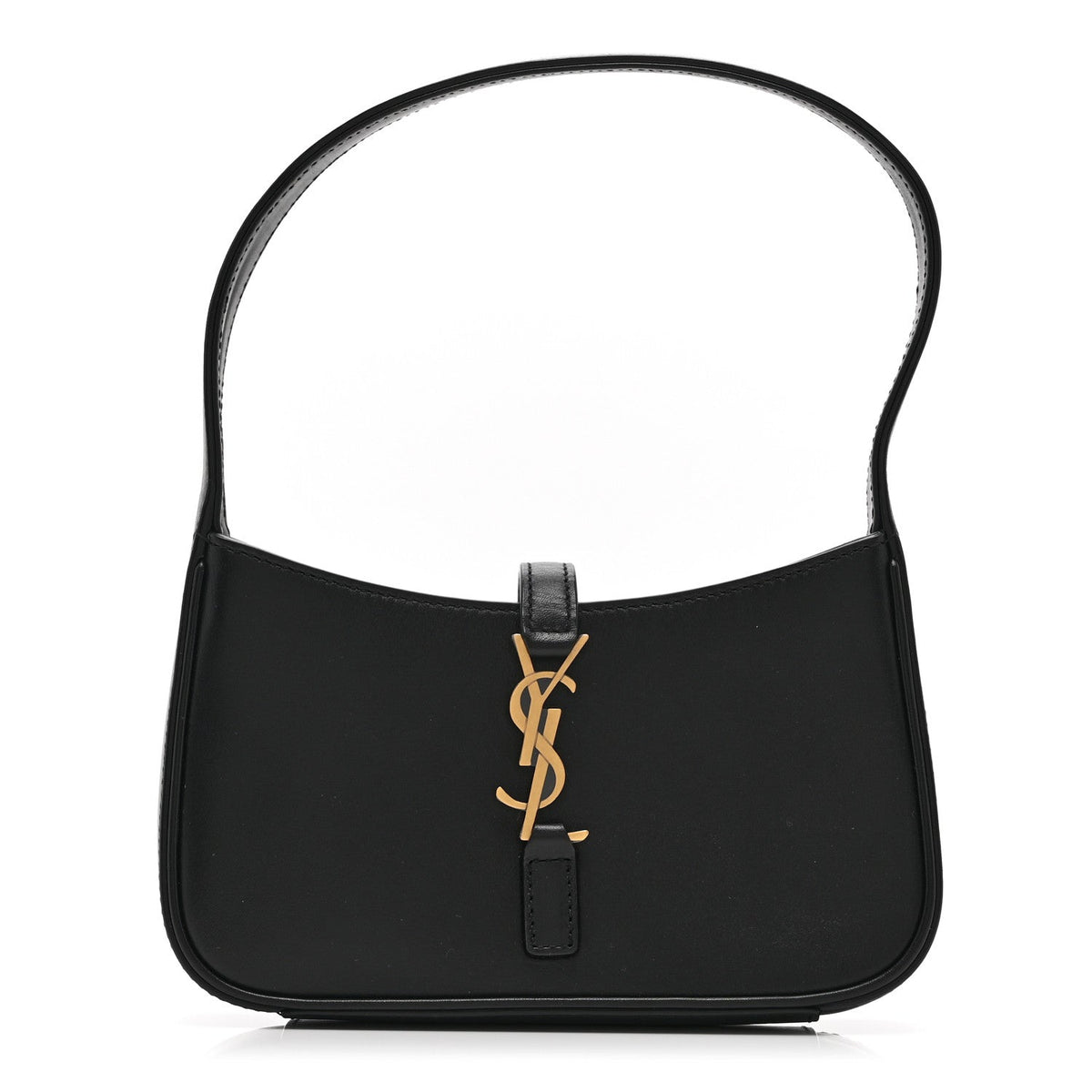 Smooth Calfskin Le 5 A 7 Mini Hobo Black