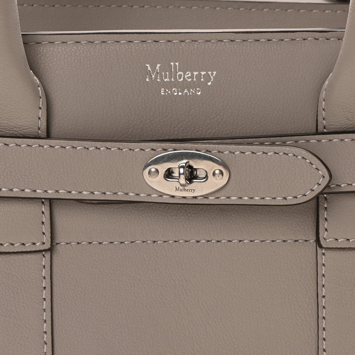 Micro Classic Grain Small Zipped Bayswater Grey