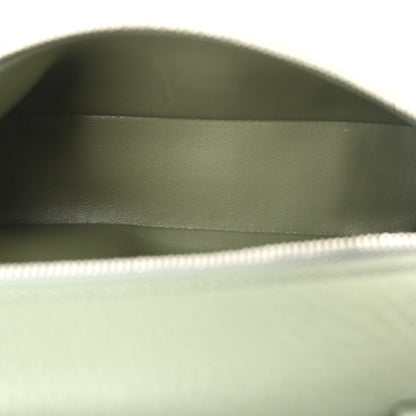 Grained Calfskin L19 Extra Pocket Pouch Sage Brush Leaves