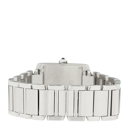Stainless Steel 25mm Tank Francaise Quartz Watch