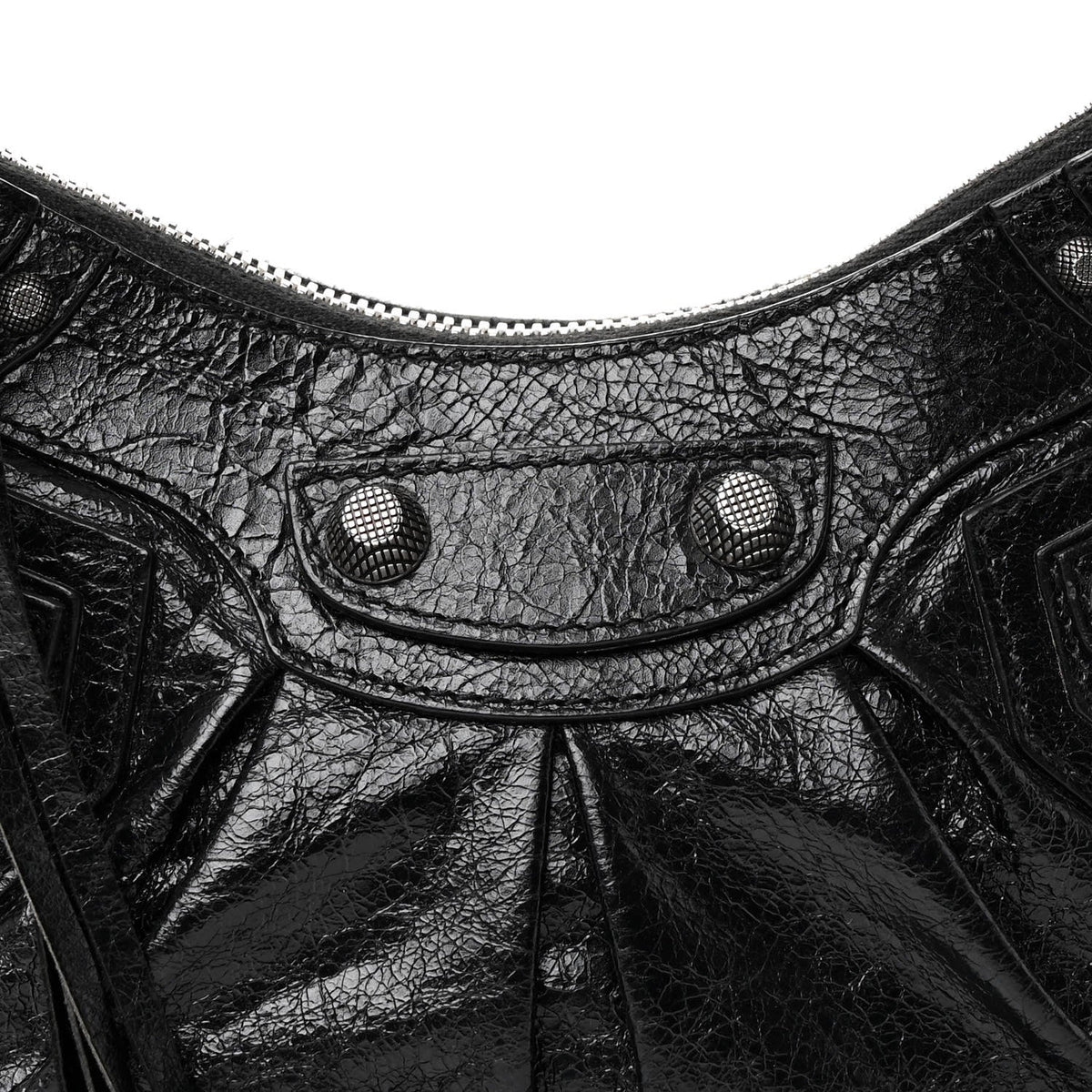 Agneau Arena Le Cagole Shoulder Bag XS Black