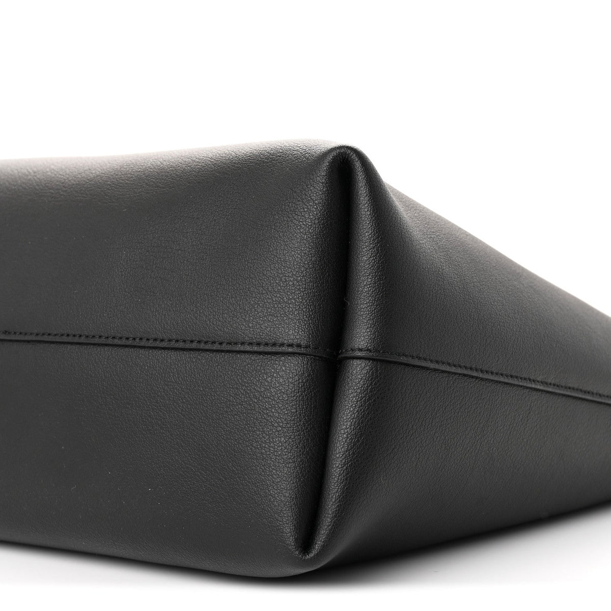 Calfskin Large Shopping Tote Black