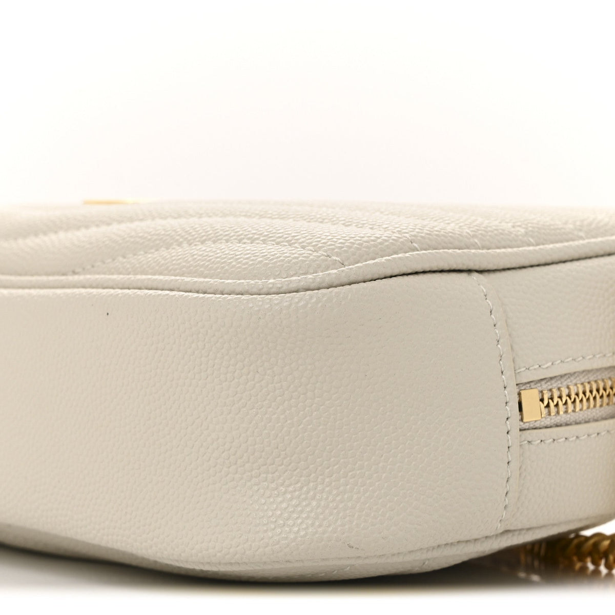 Grain De Poudre Matelasse Monogram Mini Lou Camera Bag Crema Soft