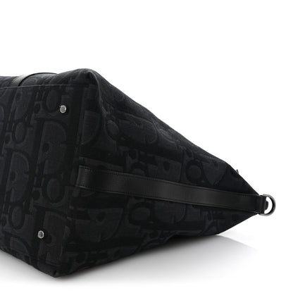 Maxi Oblique Jacquard Weekender 45 Black