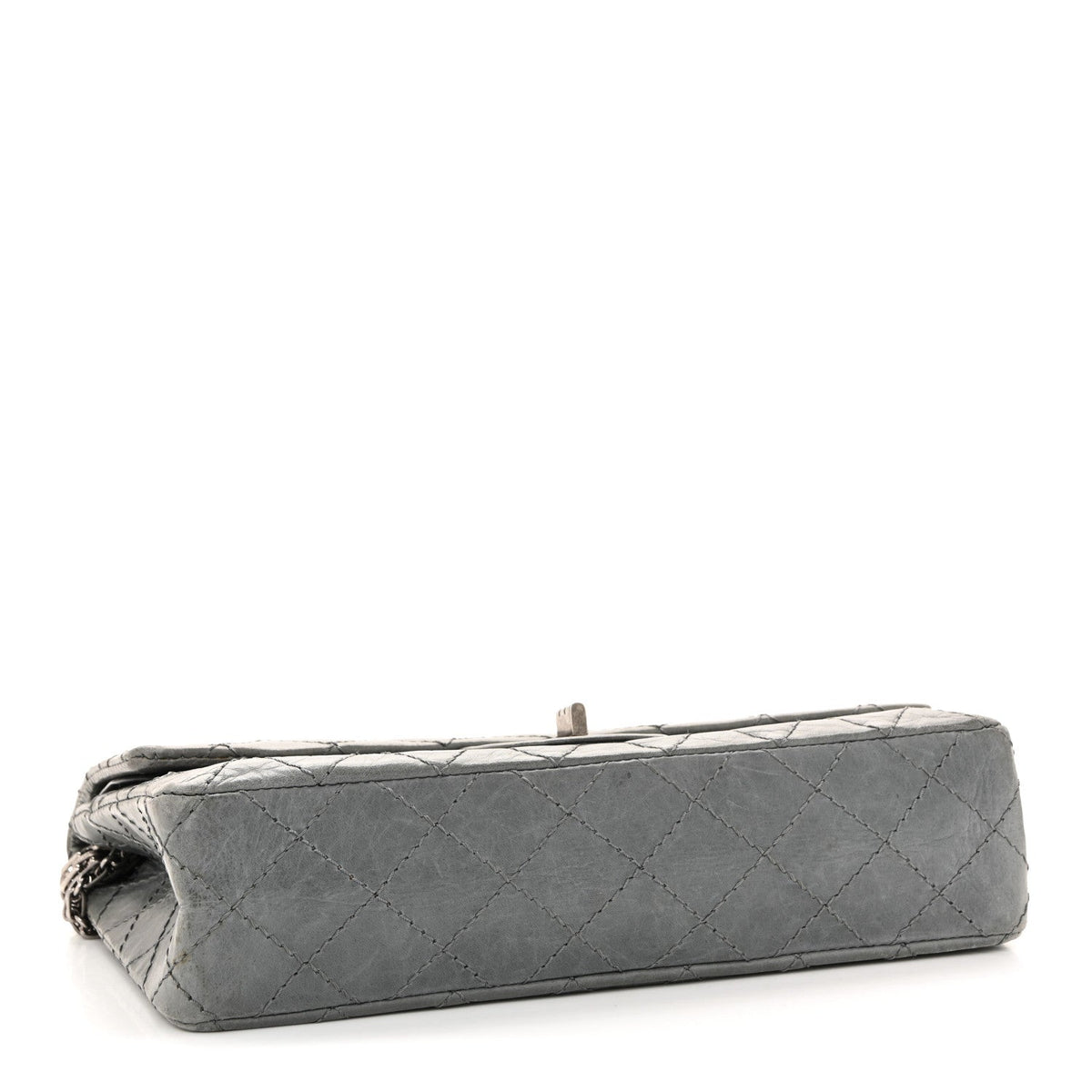 Aged Calfskin Quilted 50th Anniversary 2.55 Reissue Flap 225 Grey