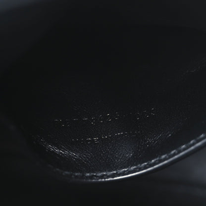 Patent Calfskin Mini Rendez-Vous Hobo Black