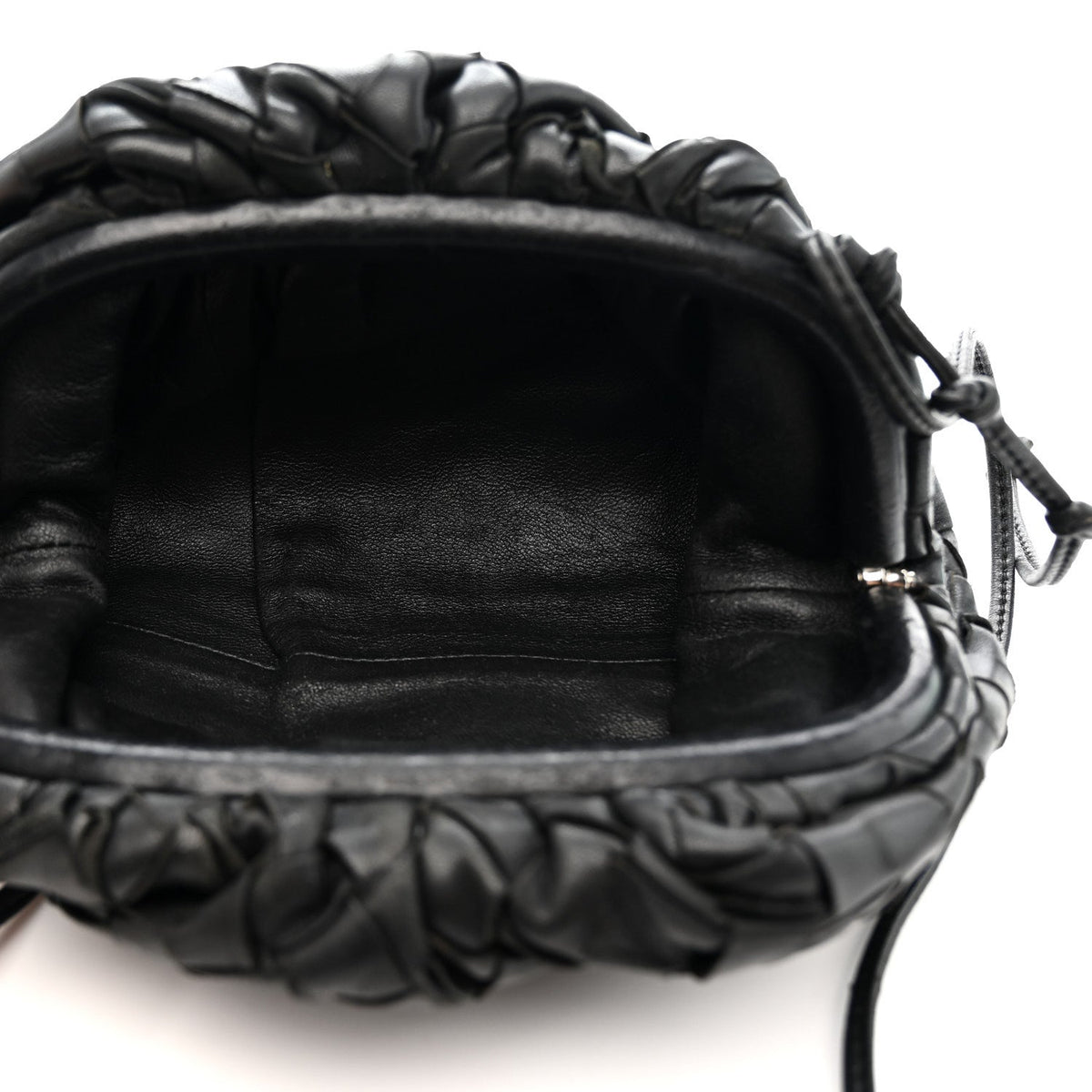 Nappa Intrecciato The Mini Pouch Black