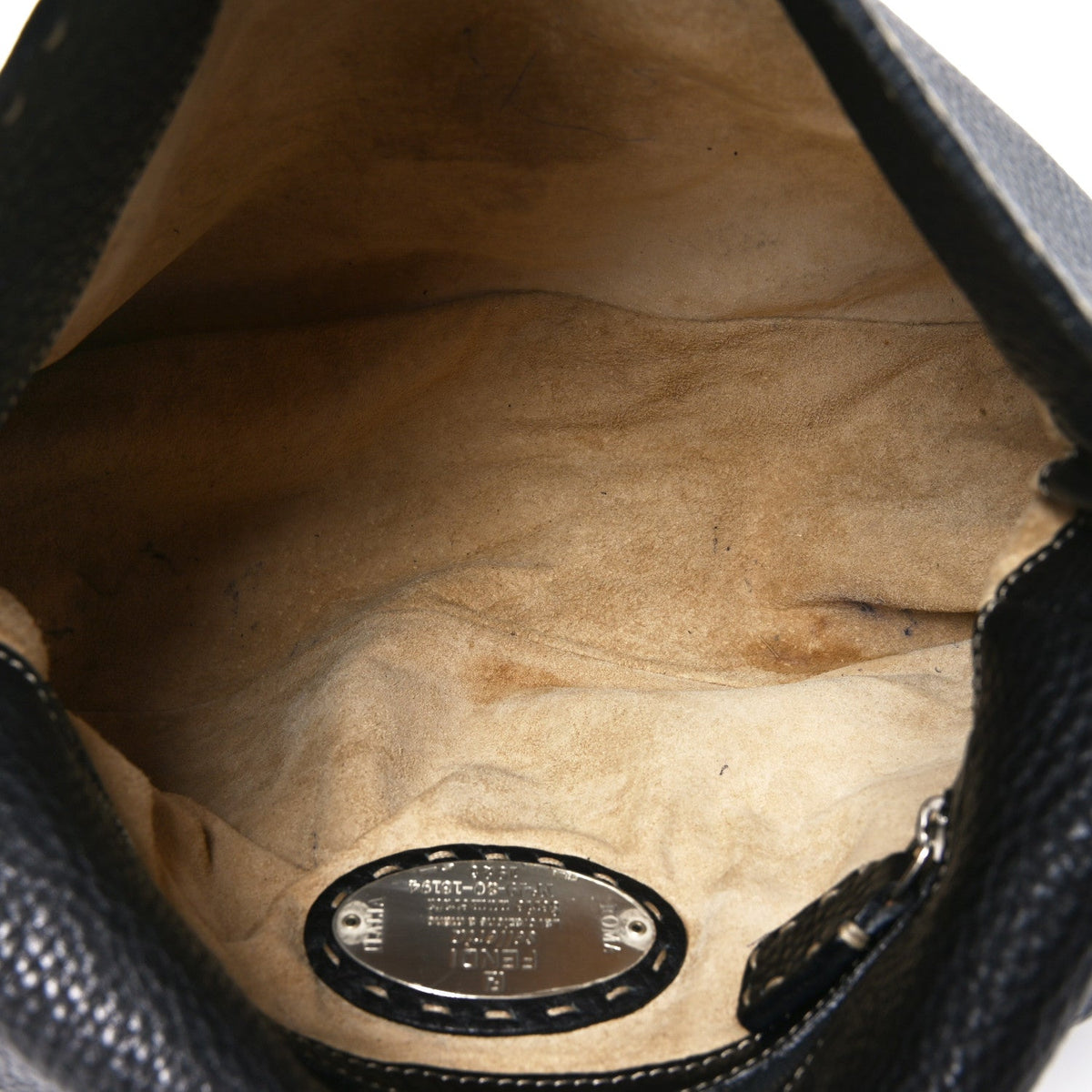 Calfskin Romano Selleria Forever Mama Baguette Black