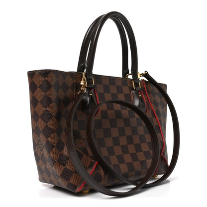 Damier Ebene Caissa Tote PM Cherry