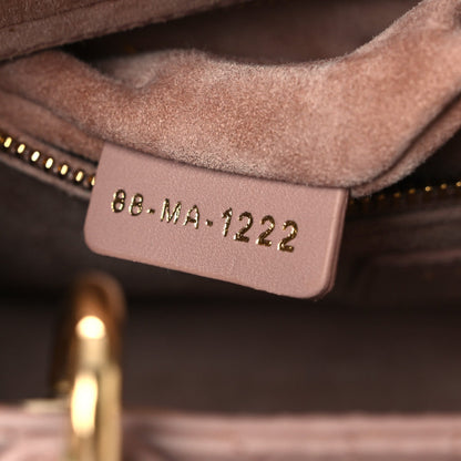 Lambskin Cannage Small My ABCDior Lady Dior Blush