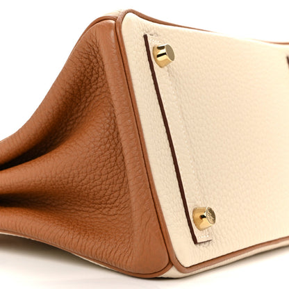 Togo Horseshoe Birkin 25 Craie Gold