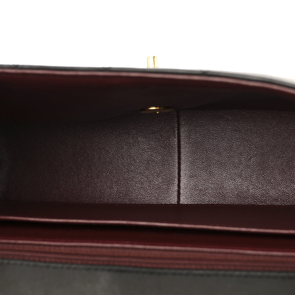 Lambskin Quilted Medium Single Flap Black