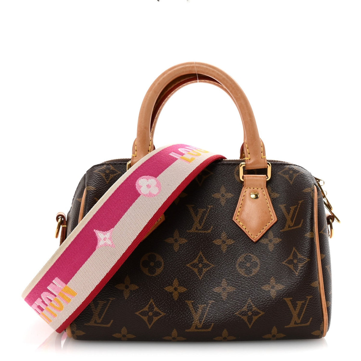 Monogram Speedy Bandouliere 20 Fuchsia