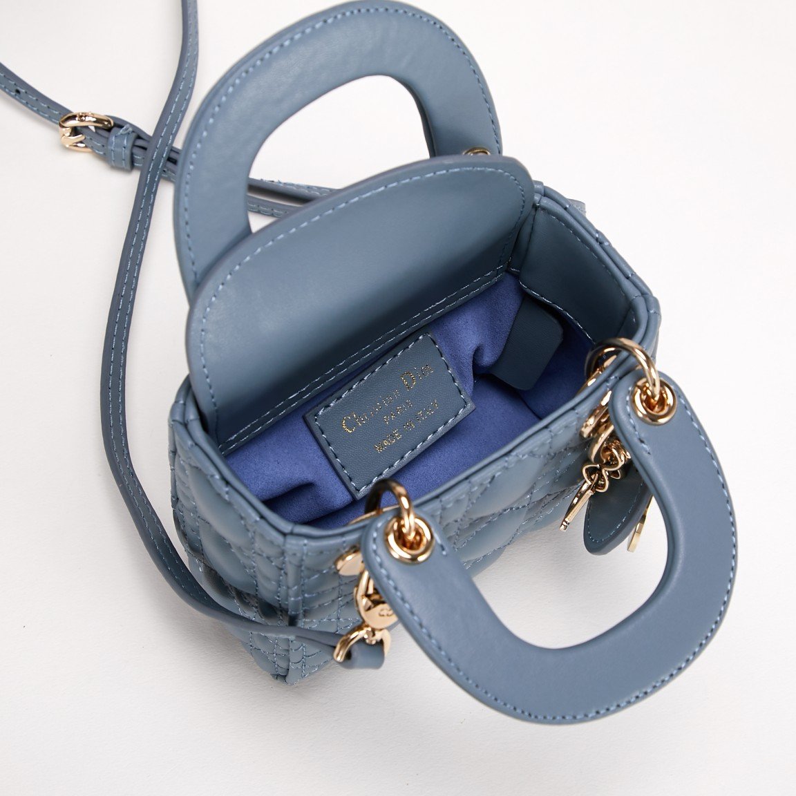 Dior Micro Lady Dior Cannage Heart
