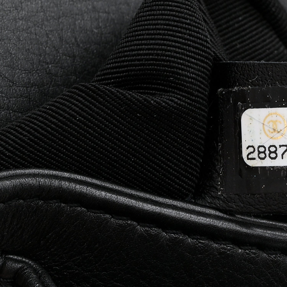 Calfskin Quilted Top Handle Flap Black